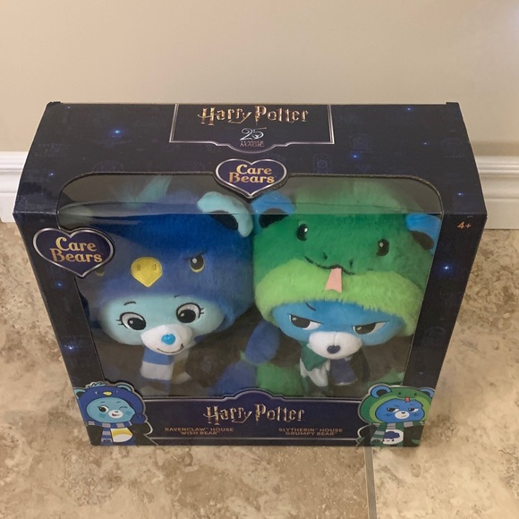 Care Bears Harry Potter Ravenclaw and Slytherin Bears NEW 25 years - Picture 2 of 10
